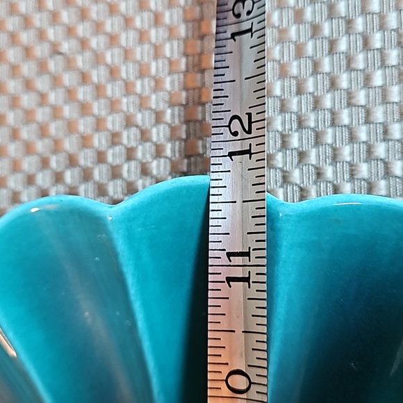 California Pottery Made in USA Snack Tidbit 2 Tier Tray No 60L Flawed - Picture 7 of 8